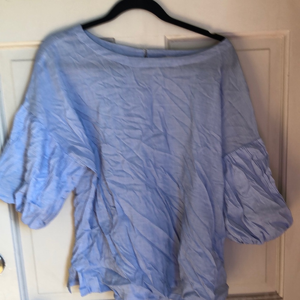 Loft size XL puff sleeve blouse